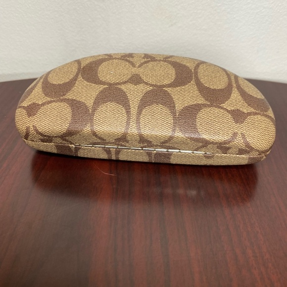 Coach glasses with coach clamshell case RC002 RAP 6035AB 135 women’s brown case - Picture 4 of 11